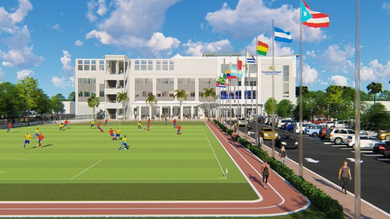 Construction begins at Downtown Doral Charter Upper School - Doral