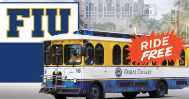 The direct trolley route between Doral and FIU has started. The direct trolley route between Doral and FIU has started.