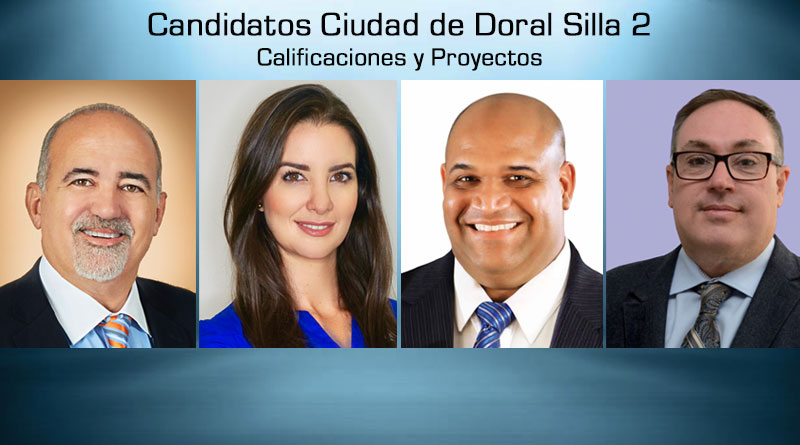 Candidatos Ciudad de Doral Silla 2