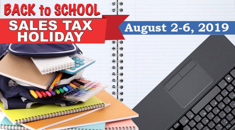 Back to School Tax Free Weekend 2019 - Doral Family Journal
