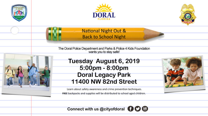 National Night out and Back to School