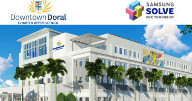 Downtown Doral Charter Upper School is a Florida State Finalist in Samsung’s National STEM Contest