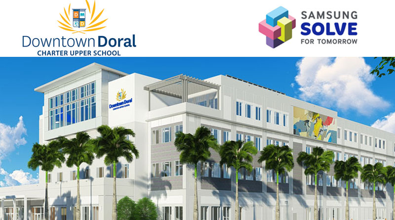 Downtown Doral Charter Upper School is a Florida State Finalist in Samsung’s National STEM Contest