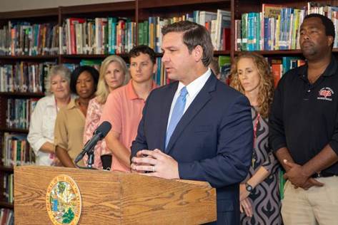 Governor Ron DeSantis Announces New Florida Classroom Teacher and Florida School Principal Bonus Programs