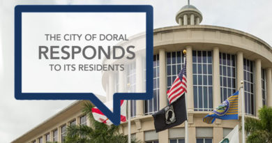 The City of Doral responds to its residents. The City of Doral responds to its residents.