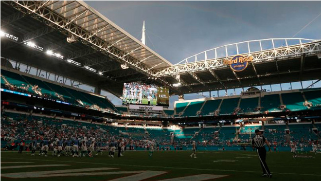Will you be missing the Super Bowl in Miami? Don't worry, you can still enjoy it with the pro football's interactive theme park
