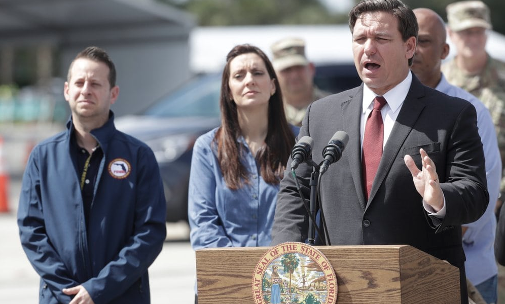 Governor Ron DeSantis says people should stay home until mid-May