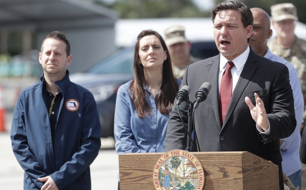 Governor Ron DeSantis says people should stay home until mid-May