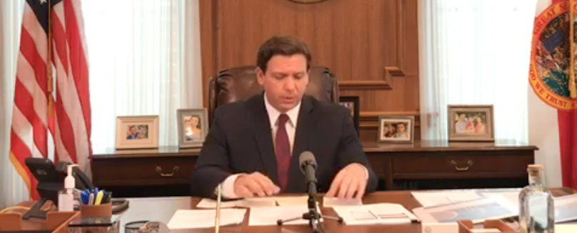 Governor Ron DeSantis will sign a statewide stay at home order