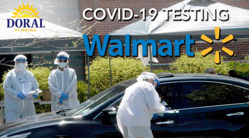 First COVID-19 testing site in Doral opens at Walmart