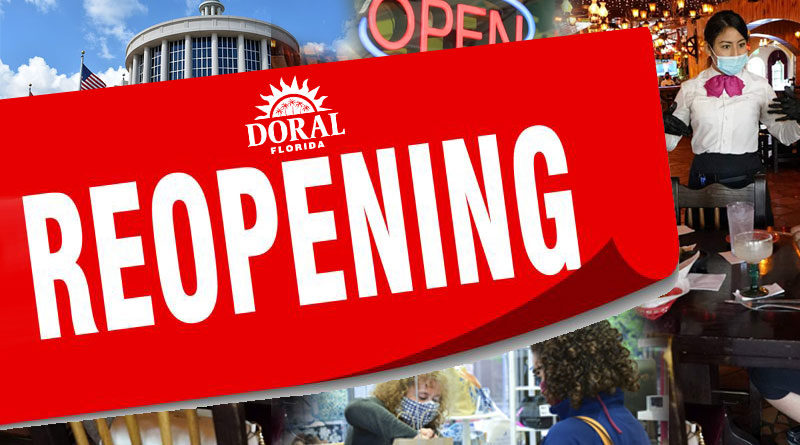 Doral Allows Reopening of Certain Businesses as Part of Phase 1