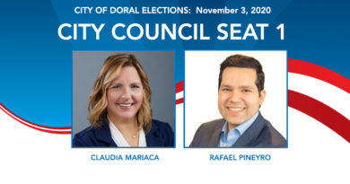 Meet the candidates for City of Doral Seat 1 Meet the candidates for City of Doral Seat 1