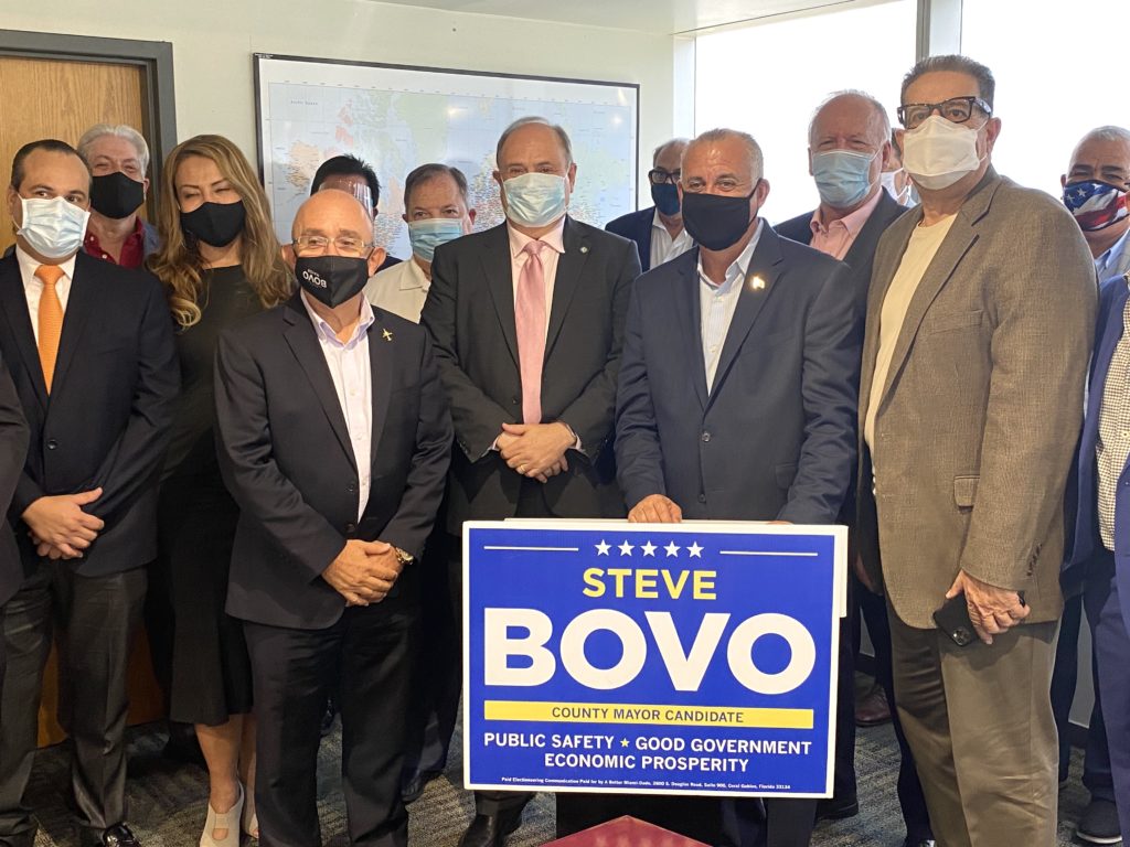 Luncheon in support of Commissioner Esteban "Steve" Bovo by Miami-Dade Business Leaders