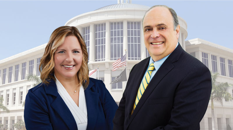 Juan Carlos Bermudez and Claudia Mariaca. City of Doral