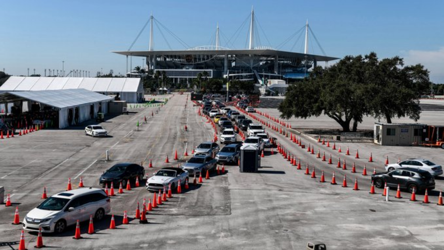 Hard Rock Stadium testing site will now become a vaccination site