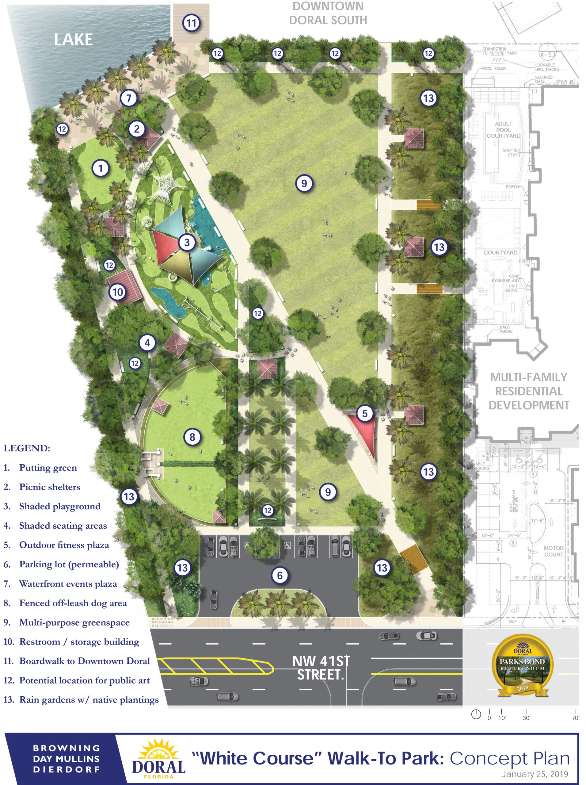 Doral Breaks Ground on Construction of Doral White Course Park Doral Doral Breaks Ground on Construction of Doral White Course Park Doral