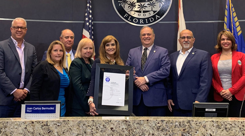 Doral Awarded WCCD Smart City Certification at Council Meeting