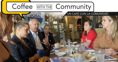 Coffee with the Doral Community: Prevention in school zones