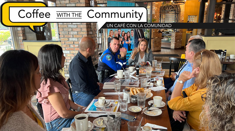 Doral coffee with the community