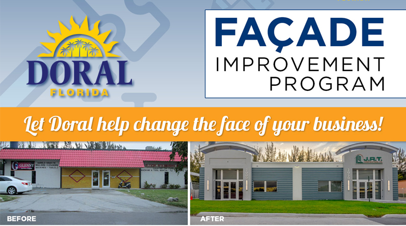 City of Doral Façade Improvement Program Grant Cycle is Open!