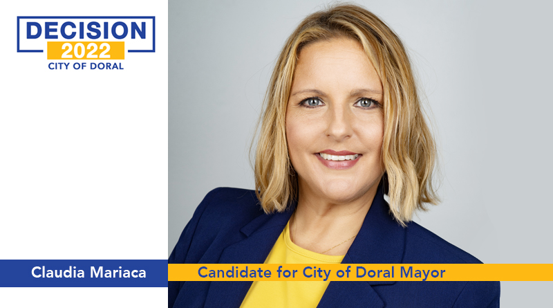 Claudia Mariaca – Candidate for City of Doral Mayor