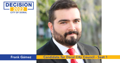 Francisco “Frank” Gamez – Candidate for Doral City Council, Seat 1