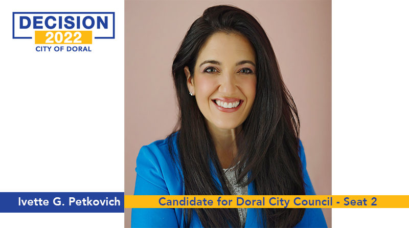 Ivette González Petkovich – Candidate for Doral City Council, Seat 2