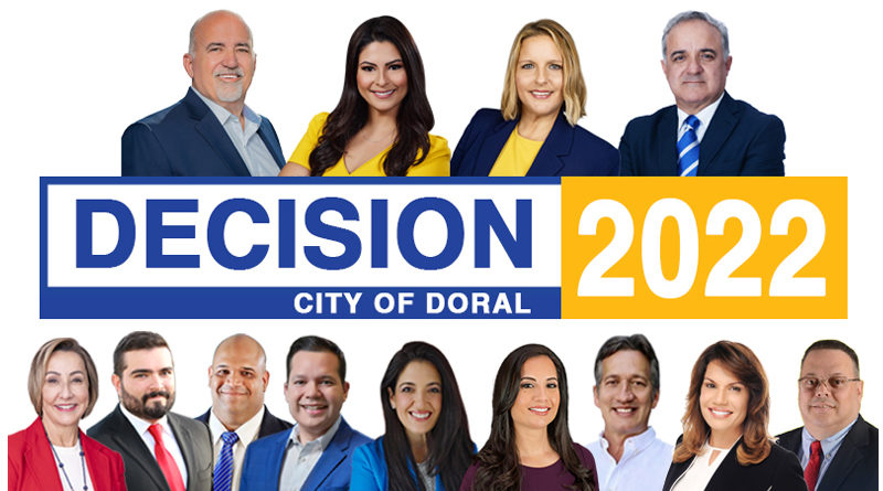 DECISION 2022:  Everything you need to know to  vote on the City of Doral elections