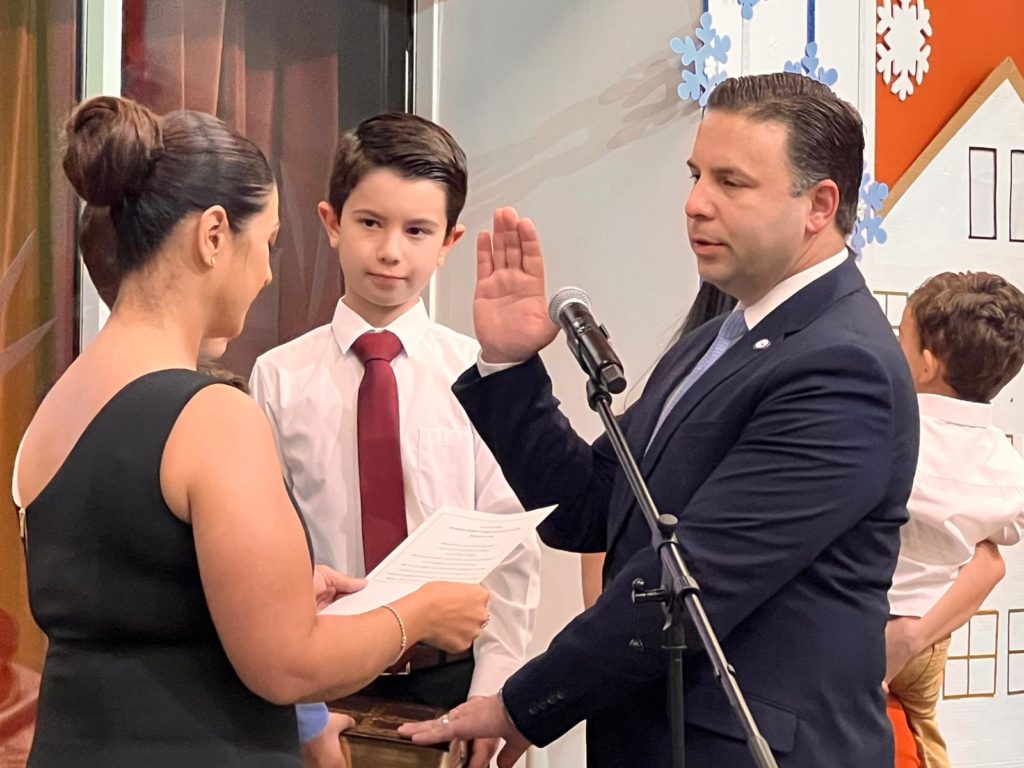 Danny Espino ceremonial swearing in took place at DDCES