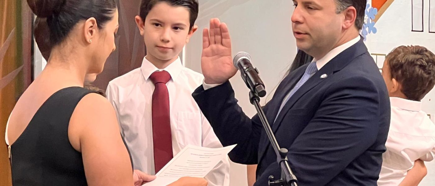 Danny Espino ceremonial swearing in took place at DDCES