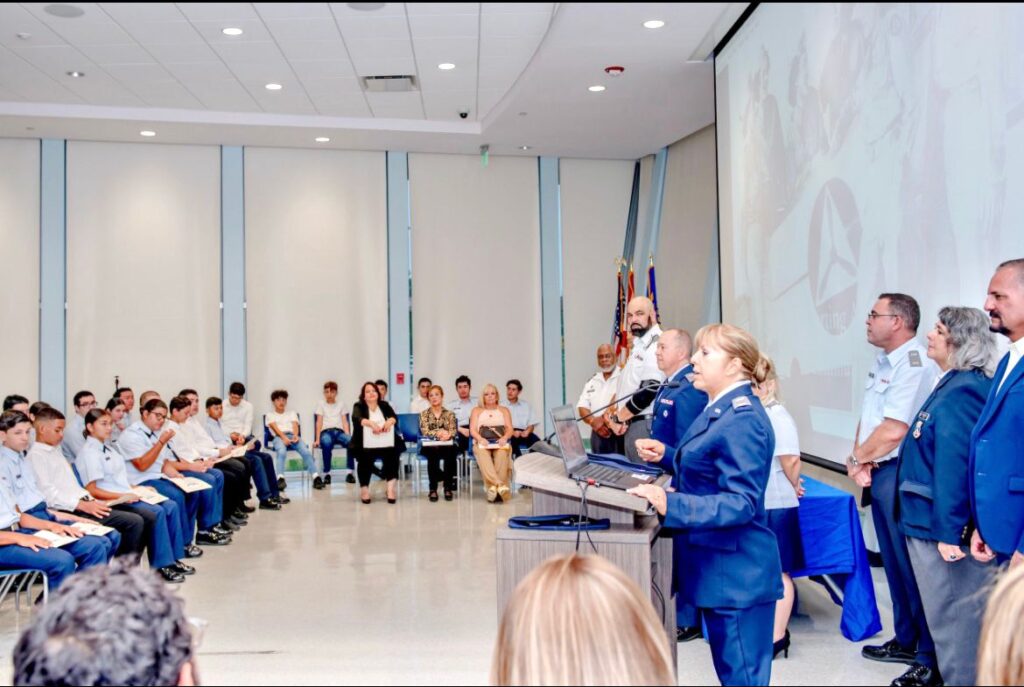 Doral Cadet Squadron held the cadet promotion ceremony