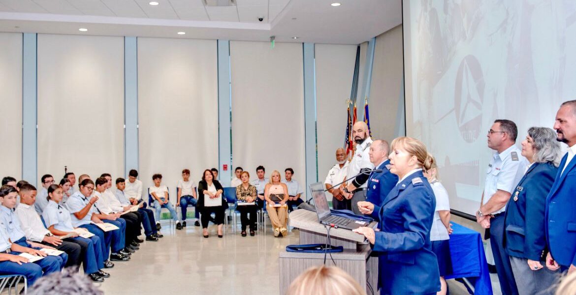 Doral Cadet Squadron held the cadet promotion ceremony