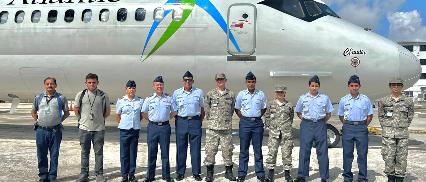 Doral Cadet Squadron visited the hangar of World Atlantic Airlines