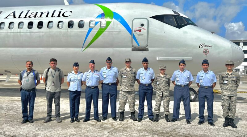 Doral Cadet Squadron visited the hangar of World Atlantic Airlines