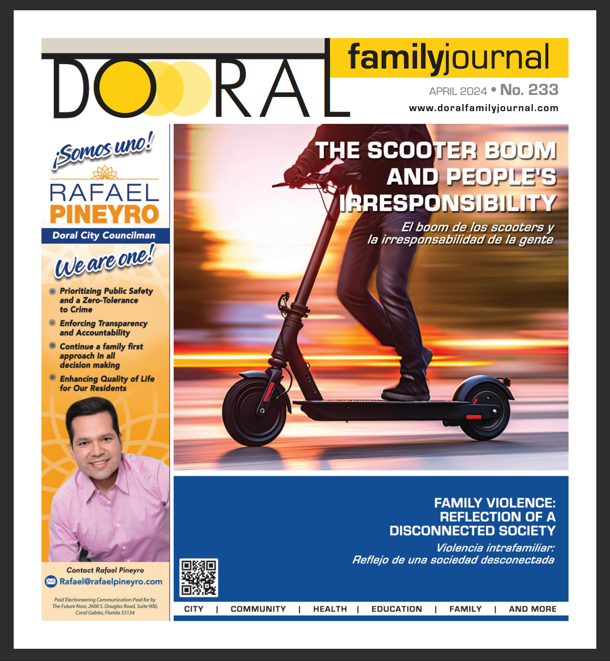 Doral Family Journal - April edition - City of Doral news