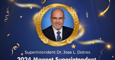 Dr. Jose L. Dotres is awarded by Magnet Schools of America