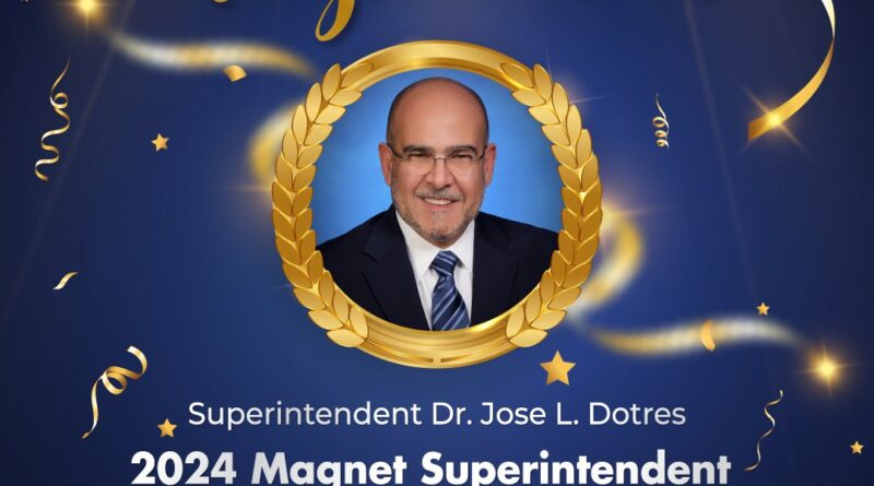 Dr. Jose L. Dotres is awarded by Magnet Schools of America