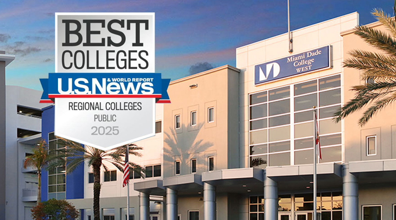 U.S. News & World Report Ranks Miami Dade College in Top Five