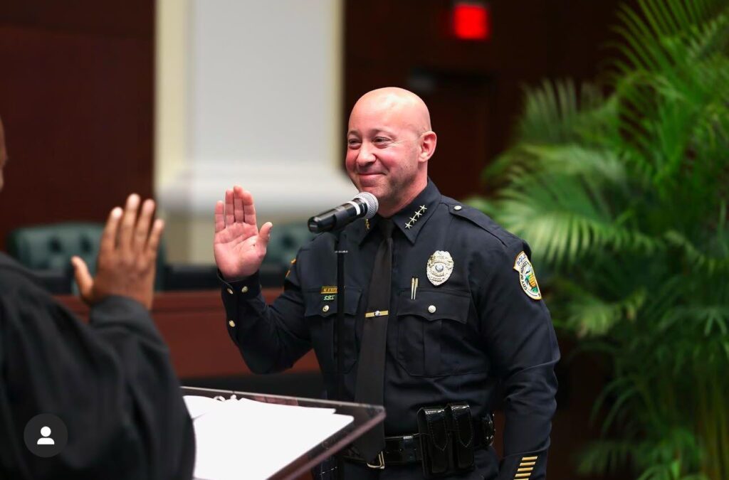 Mario Knapp Sworn in as New Chief of Police for Homestead