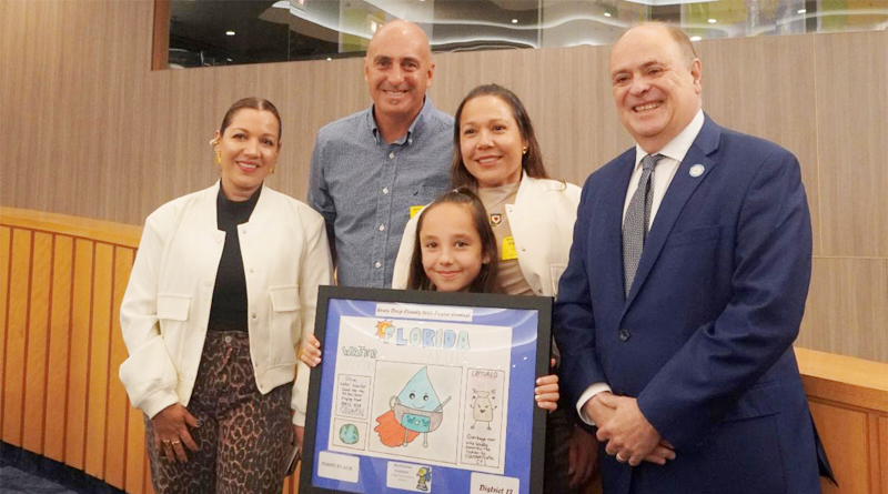 Abril Gomez Kuznecov of BridgePrep Academy Named District 12 Winner of “Every Drop Counts” Poster Contest.