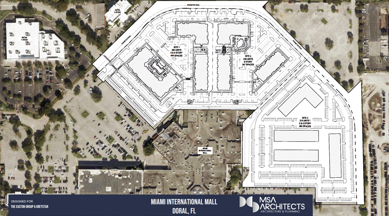 Redevelopment proposed with up to 896 homes near Miami International Mall