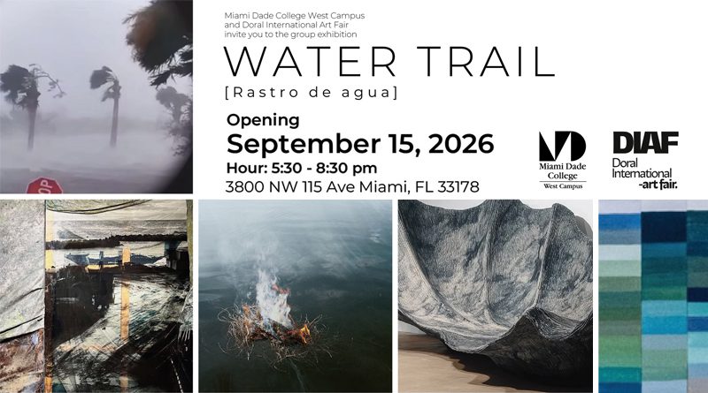 El arte contemporáneo inaugura la temporada en Doral con “WATER TRAIL | Rastro de agua”