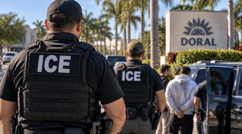 Presencia de agentes de ICE genera preocupación entre la comunidad venezolana de Doral.