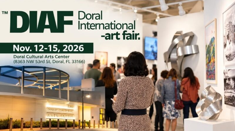 DIAF 2026: El arte internacional llega a Doral